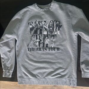 Taylor Swift Gray The Eras Tour Women's Sweatshirt